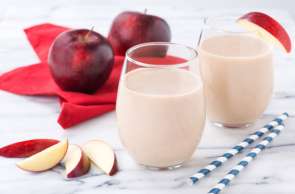 Lait frappé aux pommes Red Prince