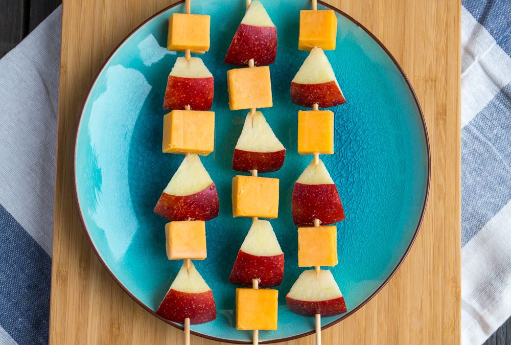 Brochettes aux pommes Red Prince