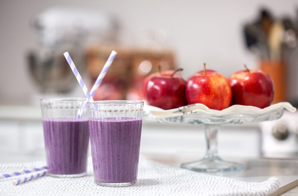 RPA and peanut butter blueberry smoothie