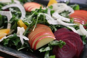 Red Prince Apple, Roasted Beet And Fennel Salad