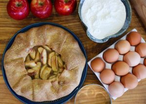 Red Prince Apple Crostata