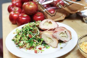 Stuffed Chicken breast with Red Prince Apples